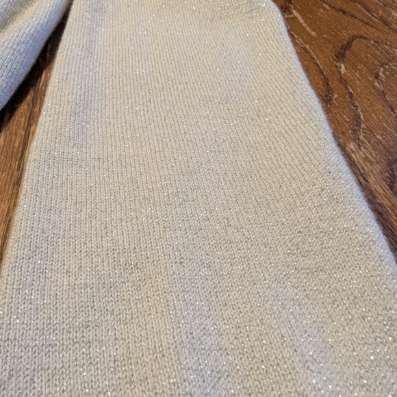 Childrens Place sparkly silver cropped cardigan for girls size XXL - Picture 2 of 9